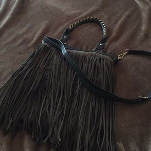 Purse with fringe